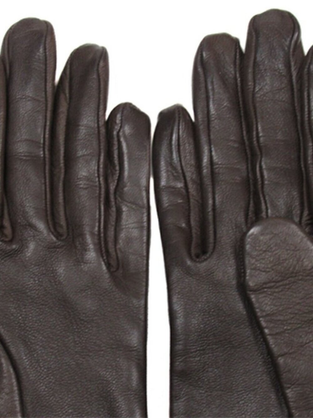 HERMES gloves Brown Women Authentic secondhand - Picture 2 of 4